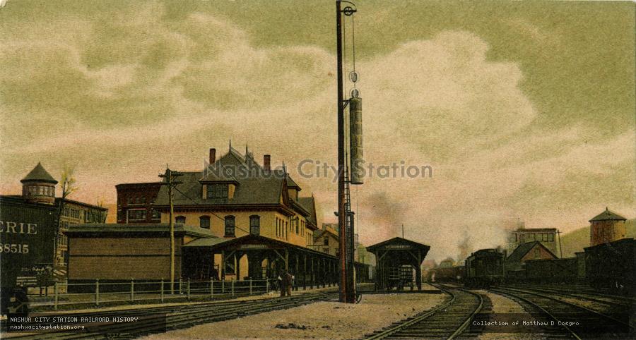 Postcard: Boston & Maine Station, St. Johnsbury, Vermont